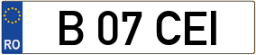 Truck License Plate